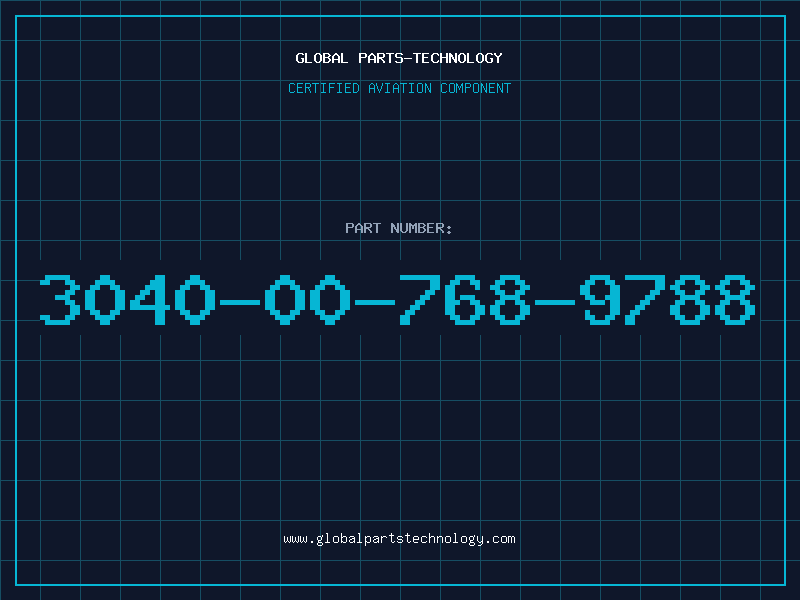 Aviation Part 3040-00-768-9788