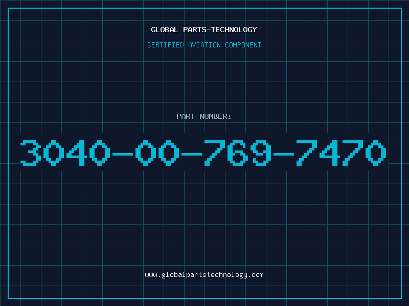 Aviation Part 3040-00-769-7470