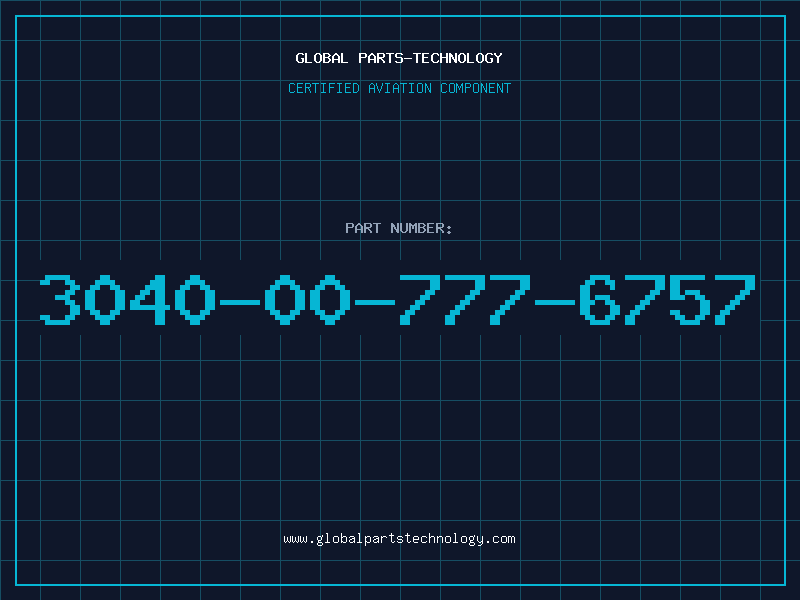 Aviation Part 3040-00-777-6757