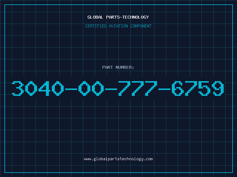 Aviation Part 3040-00-777-6759