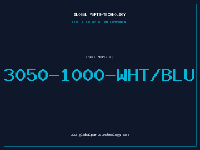 Aviation Part 3050-1000-WHT/BLU