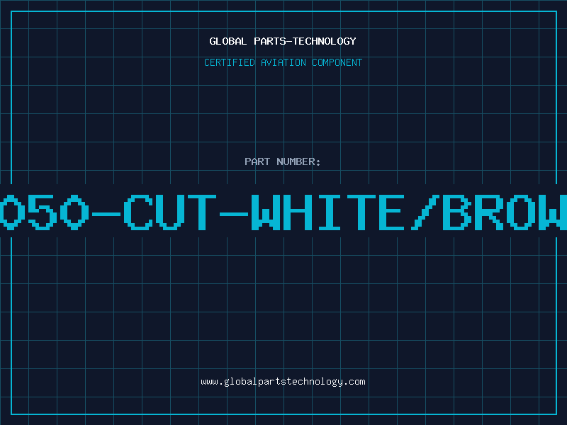 Aviation Part 3050-CUT-WHITE/BROWN
