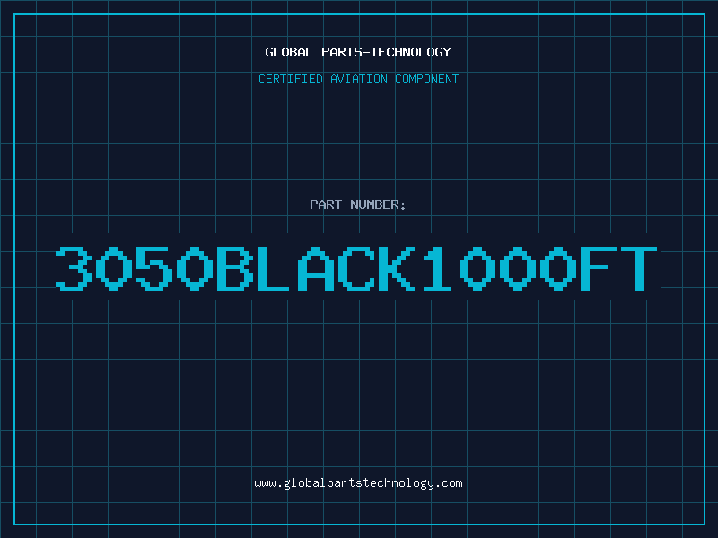 Aviation Part 3050BLACK1000FT