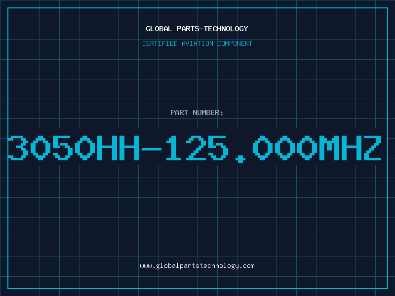 Aviation Part 3050HH-125.000MHZ
