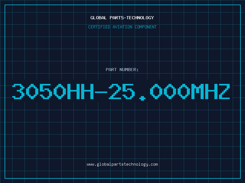 Aviation Part 3050HH-25.000MHZ