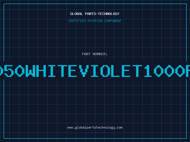 Aviation Part 3050WHITEVIOLET1000FT