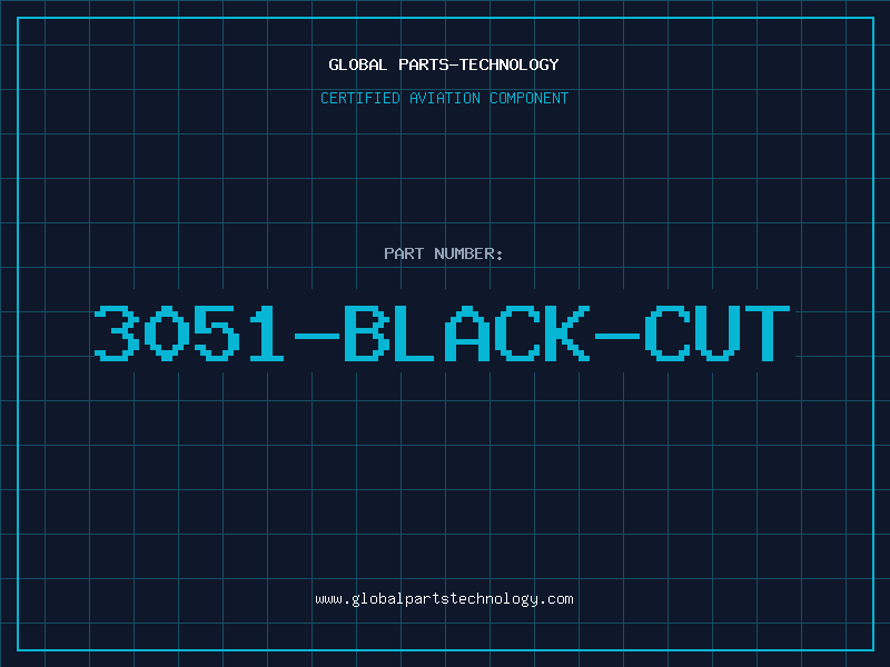 Aviation Part 3051-BLACK-CUT
