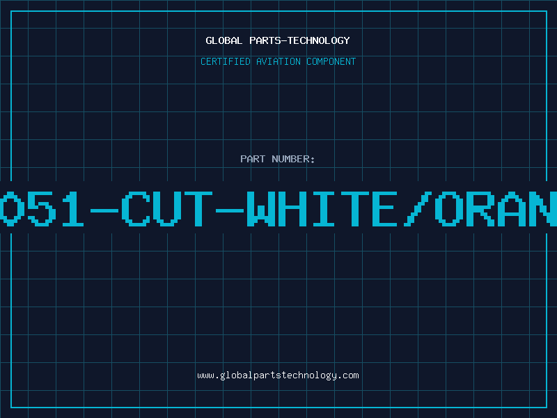 Aviation Part 3051-CUT-WHITE/ORANG