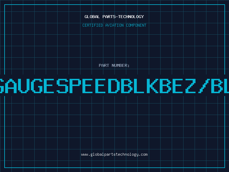 Aviation Part 30513GaugeSpeedBlkBez/BlkFace