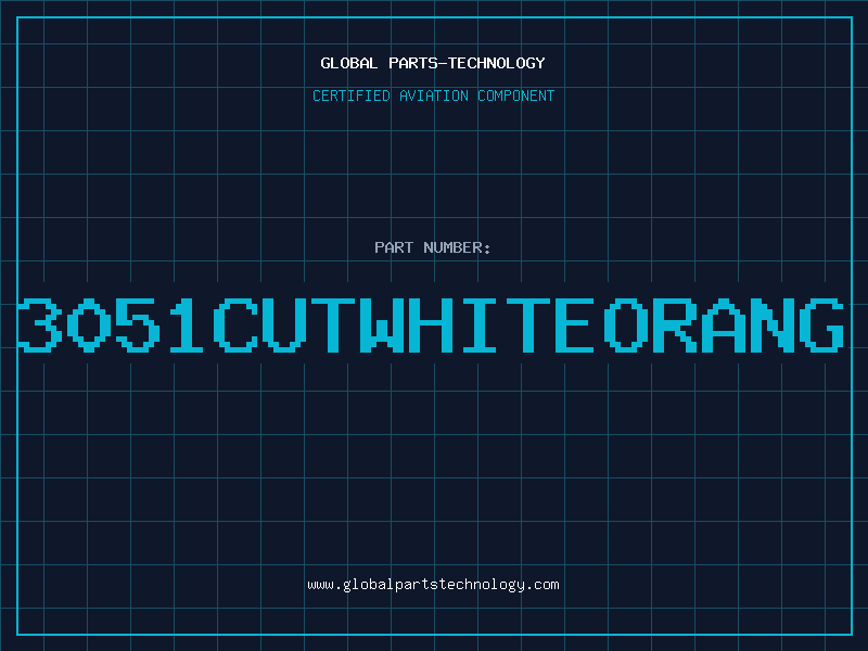 Aviation Part 3051CUTWHITEORANG