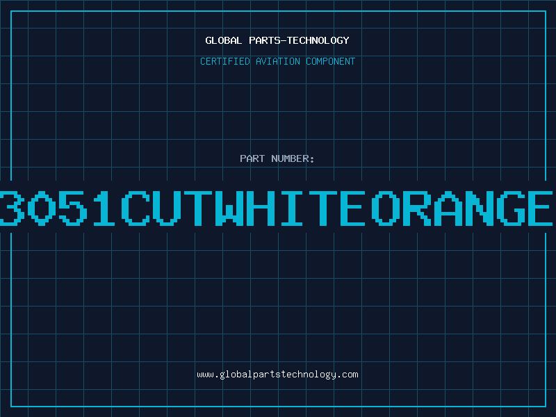 Aviation Part 3051CUTWHITEORANGE