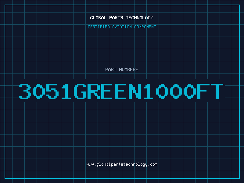 Aviation Part 3051GREEN1000FT