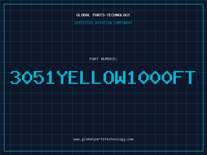 Aviation Part 3051YELLOW1000FT