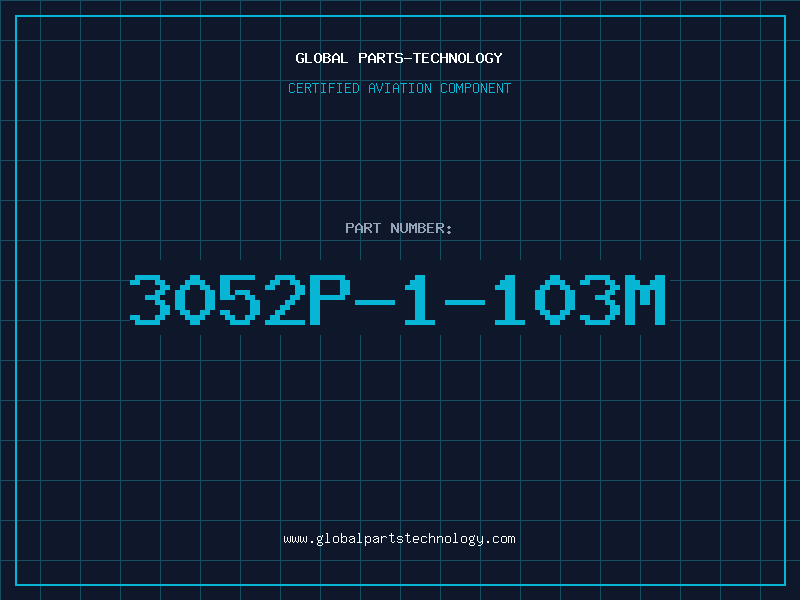 Aviation Part 3052P-1-103M