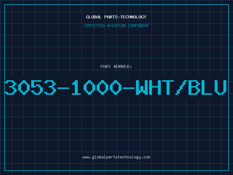 Aviation Part 3053-1000-WHT/BLU