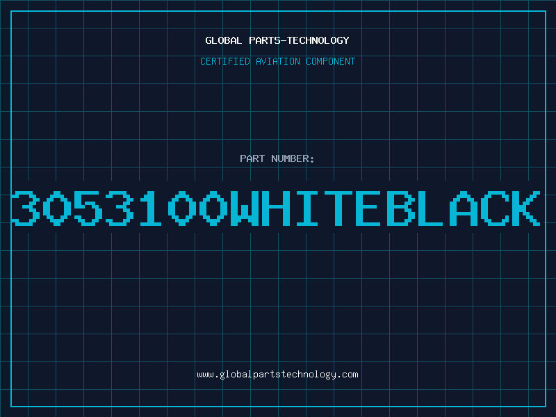 Aviation Part 3053100WHITEBLACK