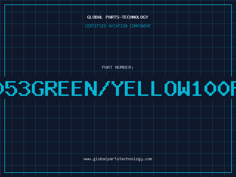 Aviation Part 3053GREEN/YELLOW100FT