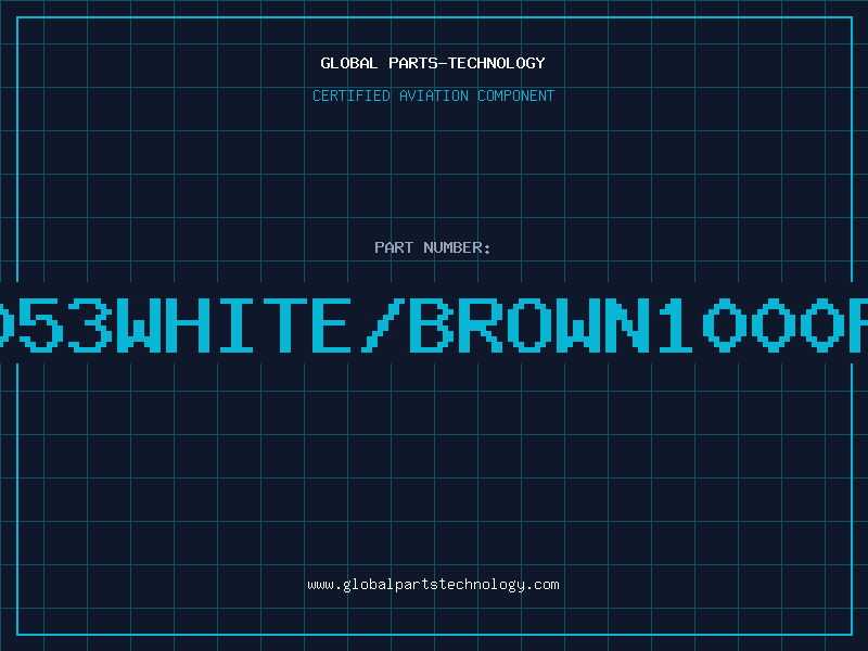 Aviation Part 3053WHITE/BROWN1000FT
