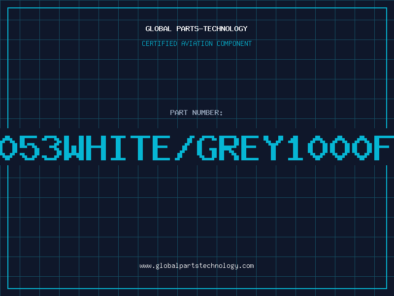 Aviation Part 3053WHITE/GREY1000FT