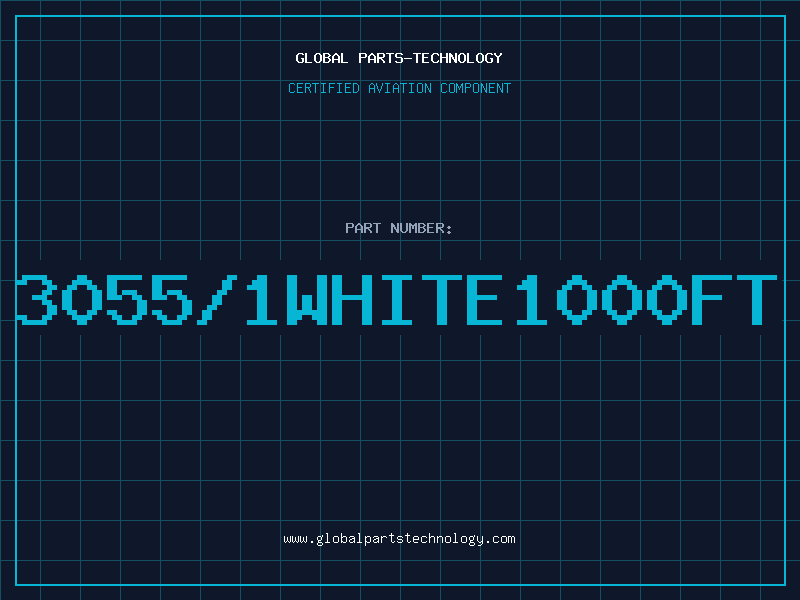 Aviation Part 3055/1WHITE1000FT