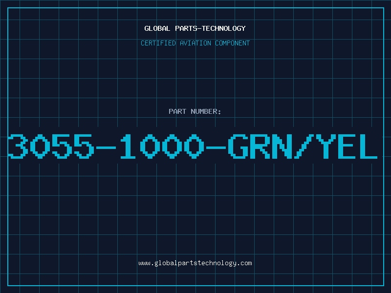 Aviation Part 3055-1000-GRN/YEL
