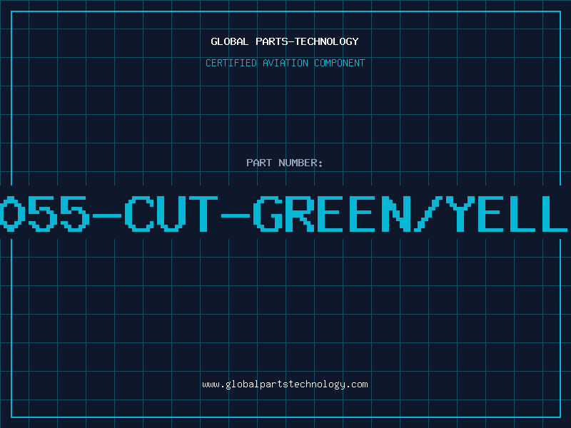 Aviation Part 3055-CUT-GREEN/YELLO