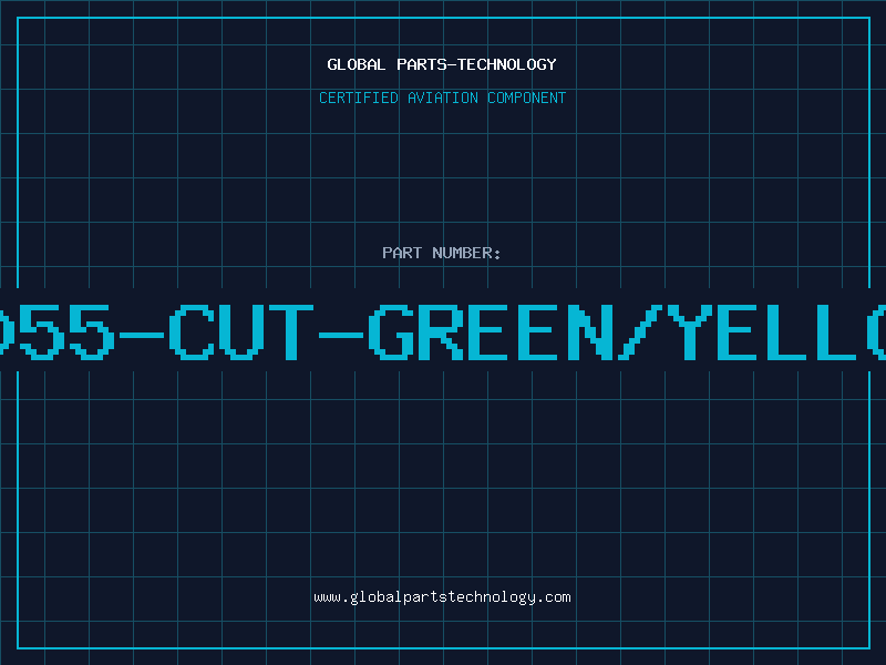 Aviation Part 3055-CUT-GREEN/YELLOW