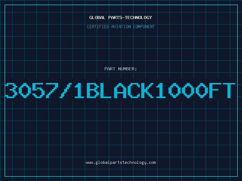 Aviation Part 3057/1BLACK1000FT