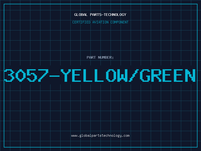 Aviation Part 3057-YELLOW/GREEN