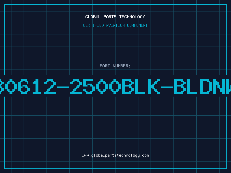 Aviation Part 30612-2500BLK-BLDNW
