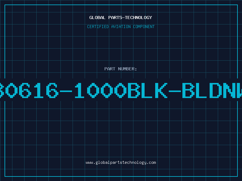 Aviation Part 30616-1000BLK-BLDNW