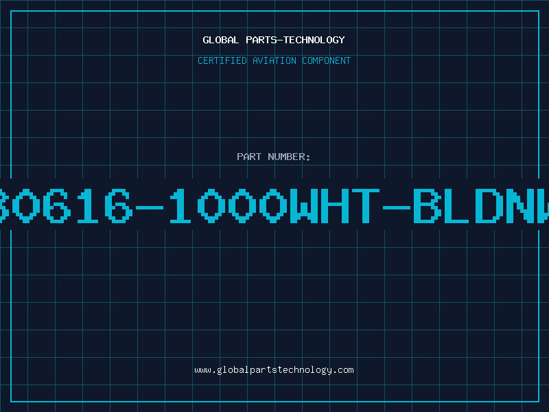 Aviation Part 30616-1000WHT-BLDNW
