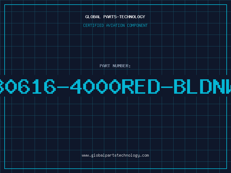 Aviation Part 30616-4000RED-BLDNW