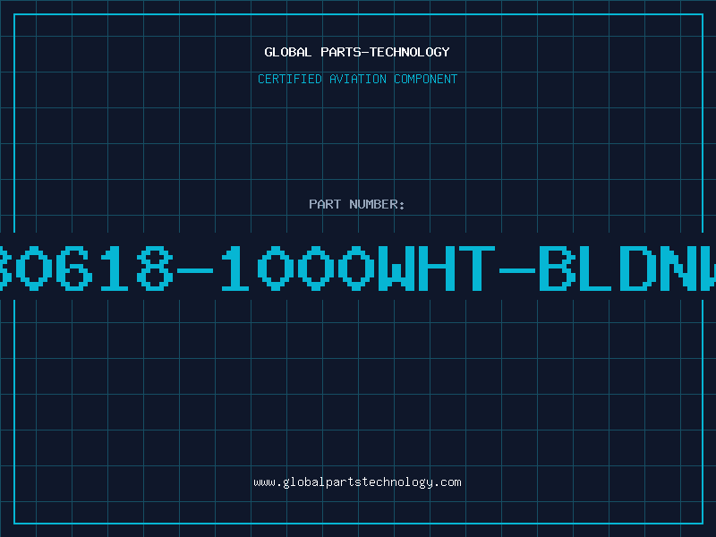 Aviation Part 30618-1000WHT-BLDNW