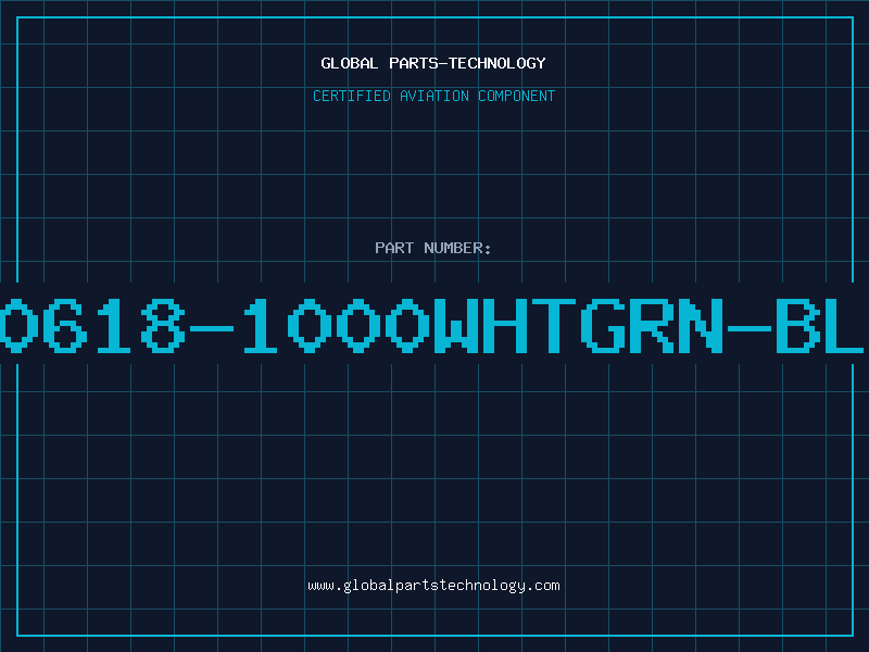 Aviation Part 30618-1000WHTGRN-BLD