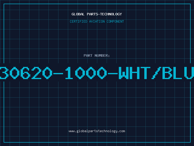 Aviation Part 30620-1000-WHT/BLU