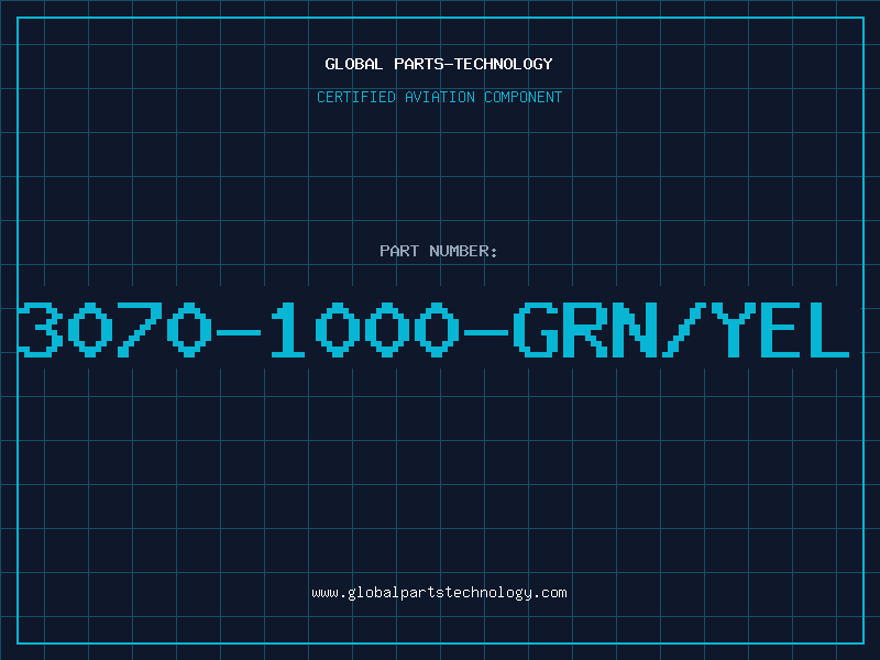 Aviation Part 3070-1000-GRN/YEL