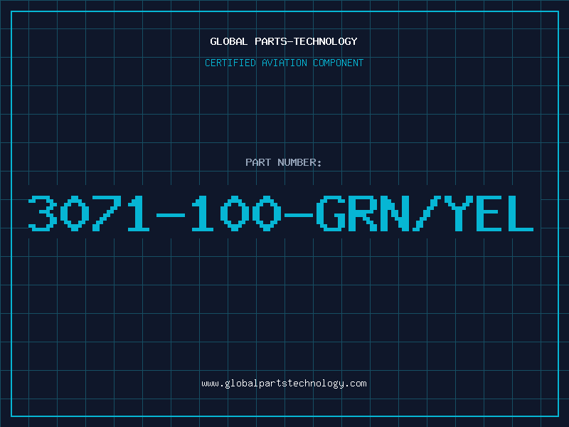 Aviation Part 3071-100-GRN/YEL