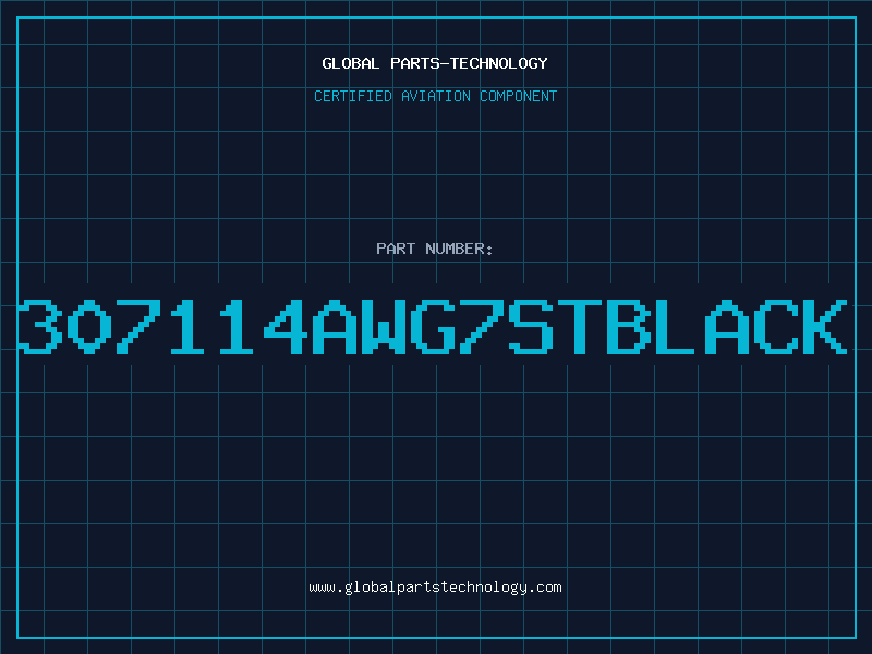 Aviation Part 307114AWG7STBLACK