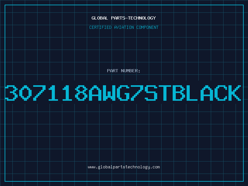 Aviation Part 307118AWG7STBLACK