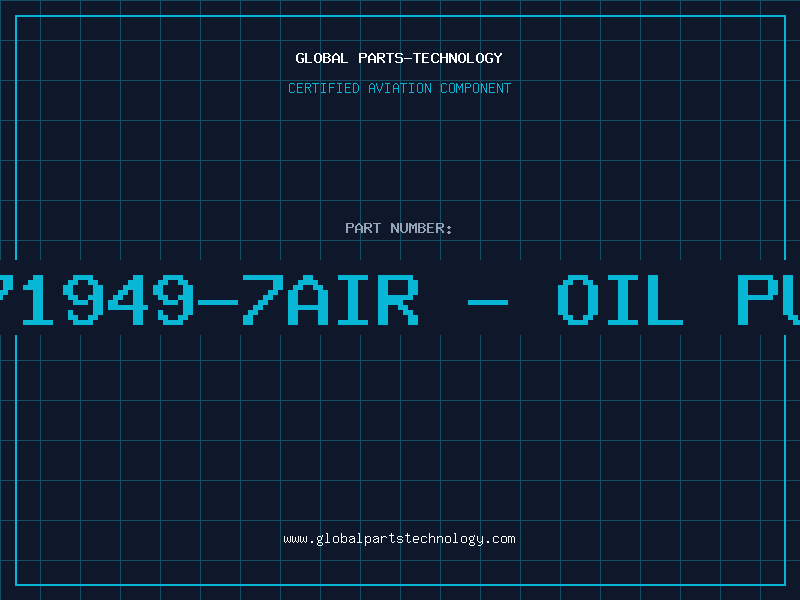 Aviation Part 3071949-7AIR - OIL PUMP