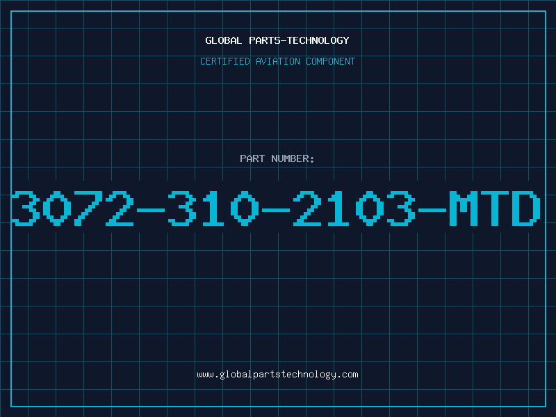 Aviation Part 3072-310-2103-MTD