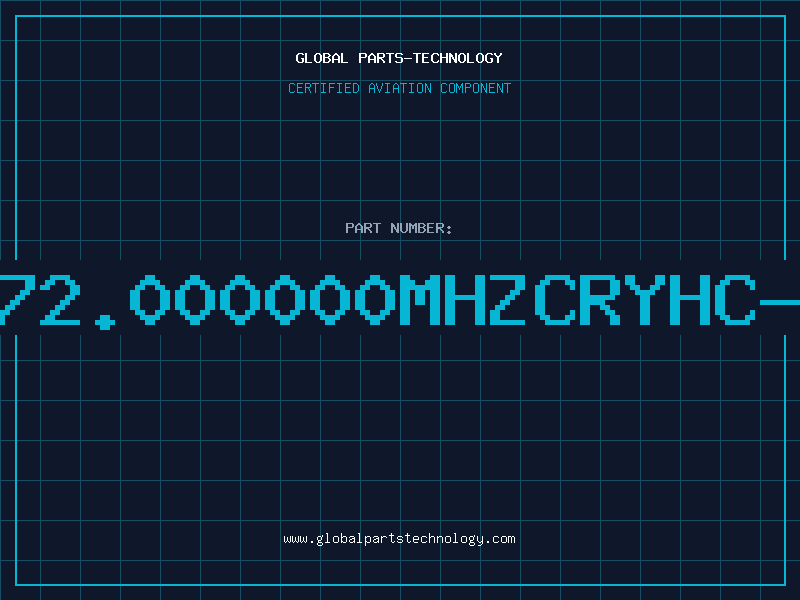 Aviation Part 3072.000000MHZCRYHC-49