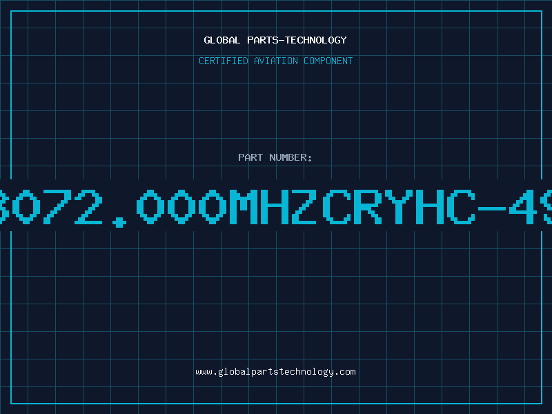 Aviation Part 3072.000MHZCRYHC-49