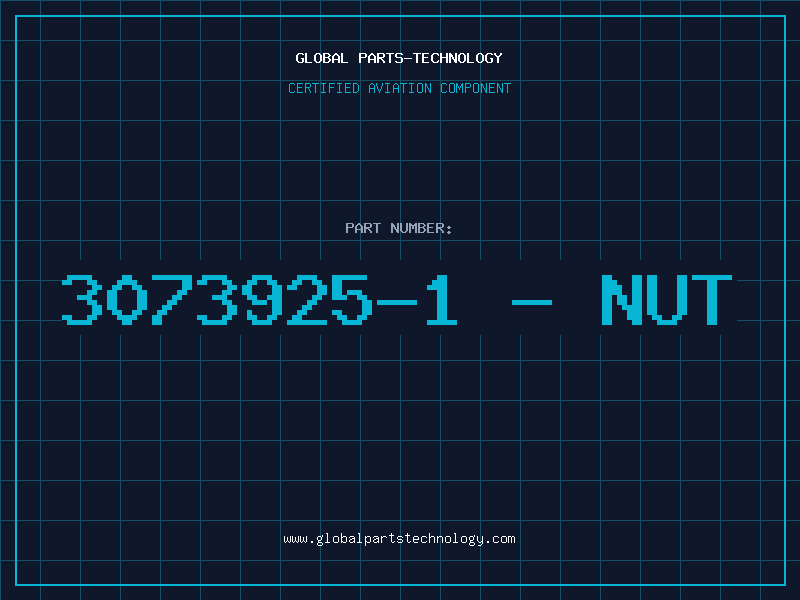 Aviation Part 3073925-1 - NUT