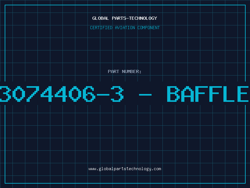 Aviation Part 3074406-3 - BAFFLE