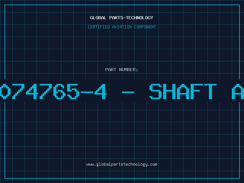 Aviation Part 3074765-4 - SHAFT AY