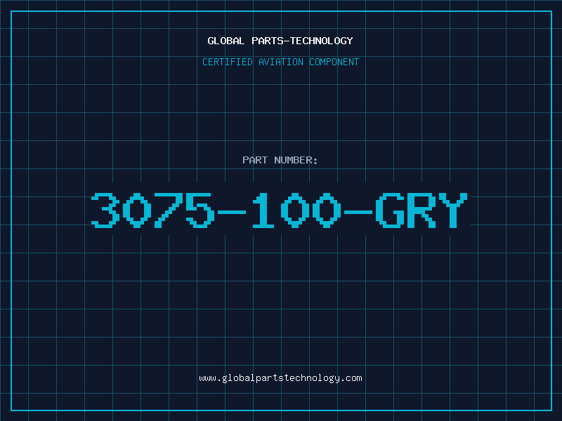 Aviation Part 3075-100-GRY