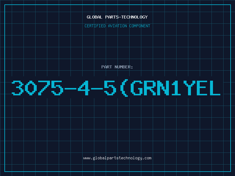 Aviation Part 3075-4-5(GRN1YEL