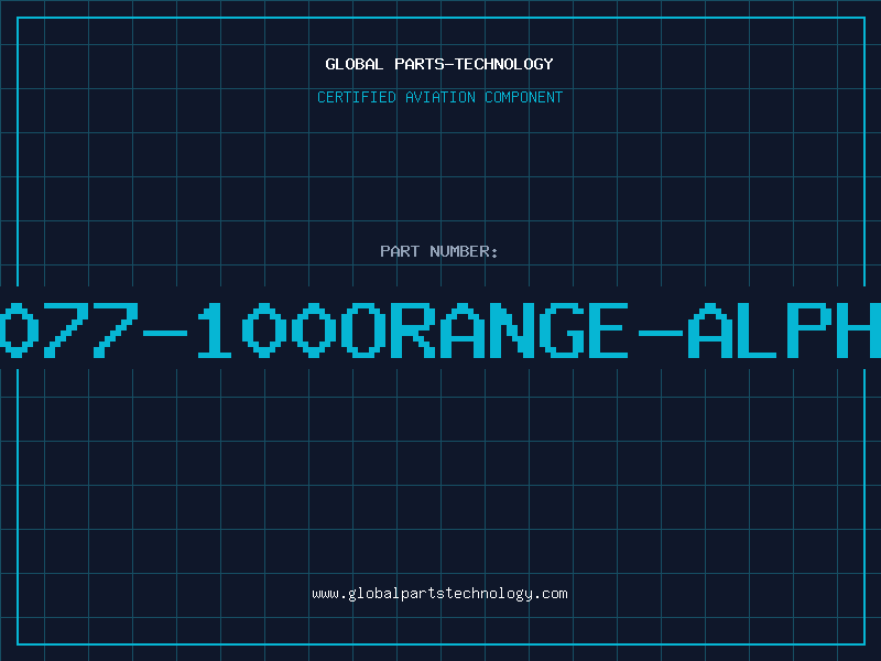 Aviation Part 3077-100ORANGE-ALPHA